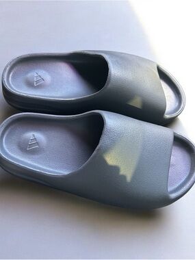 Grey Foam Slide Sandals